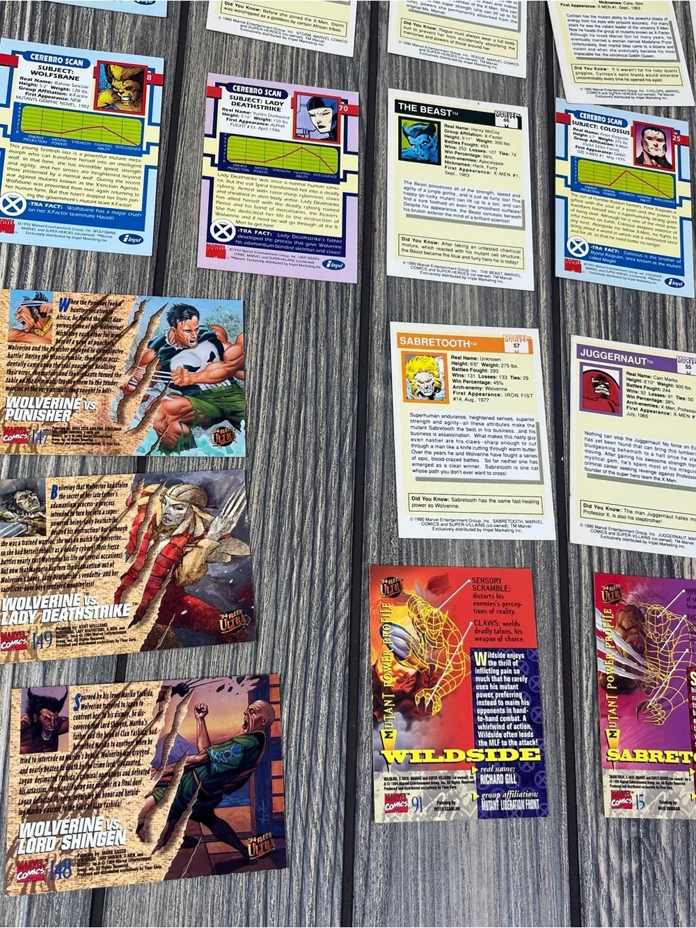 Super Hero and Villain Trading Cards